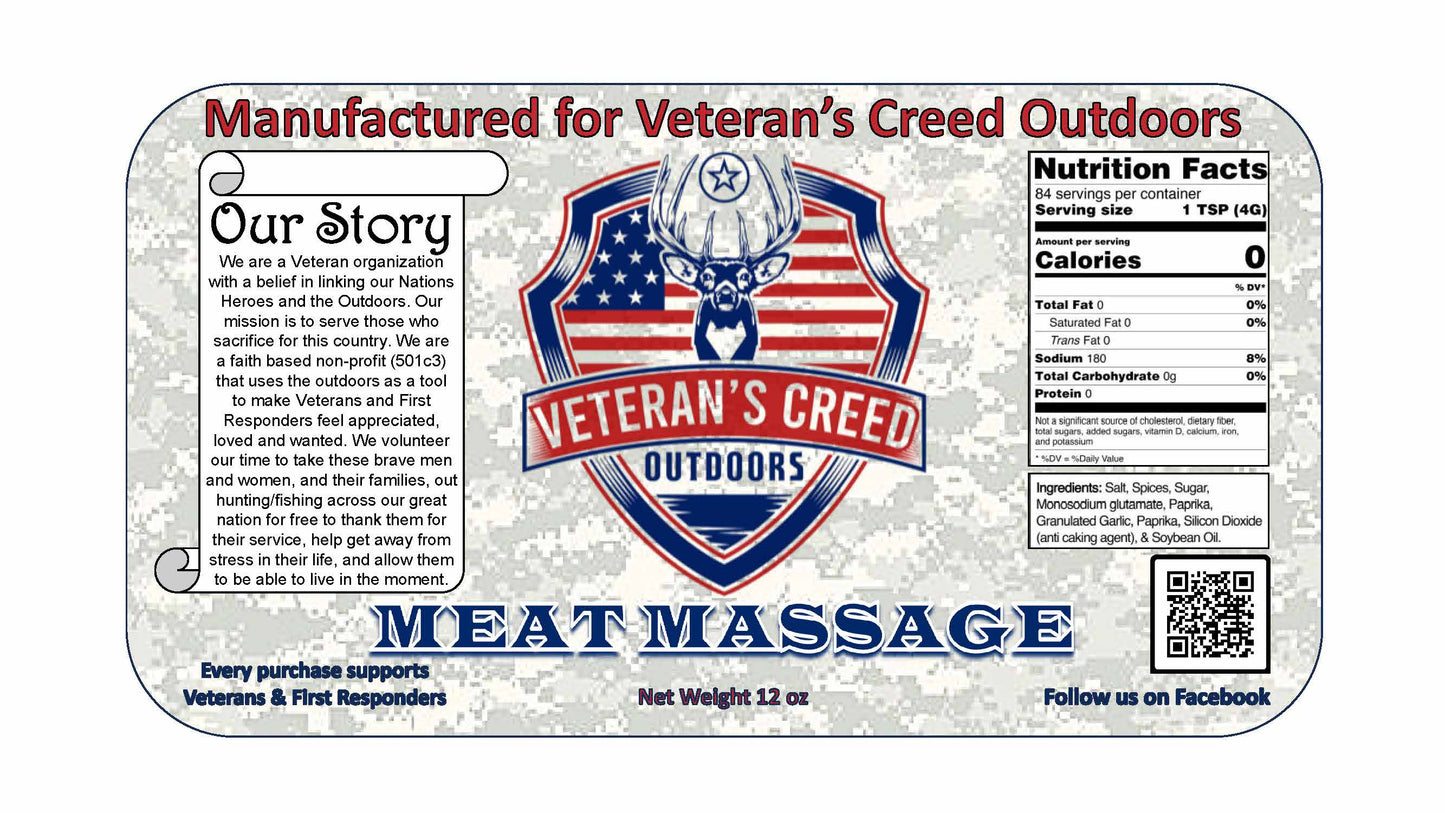VCO - Meat Massage - 1 Case of 12 Bottles