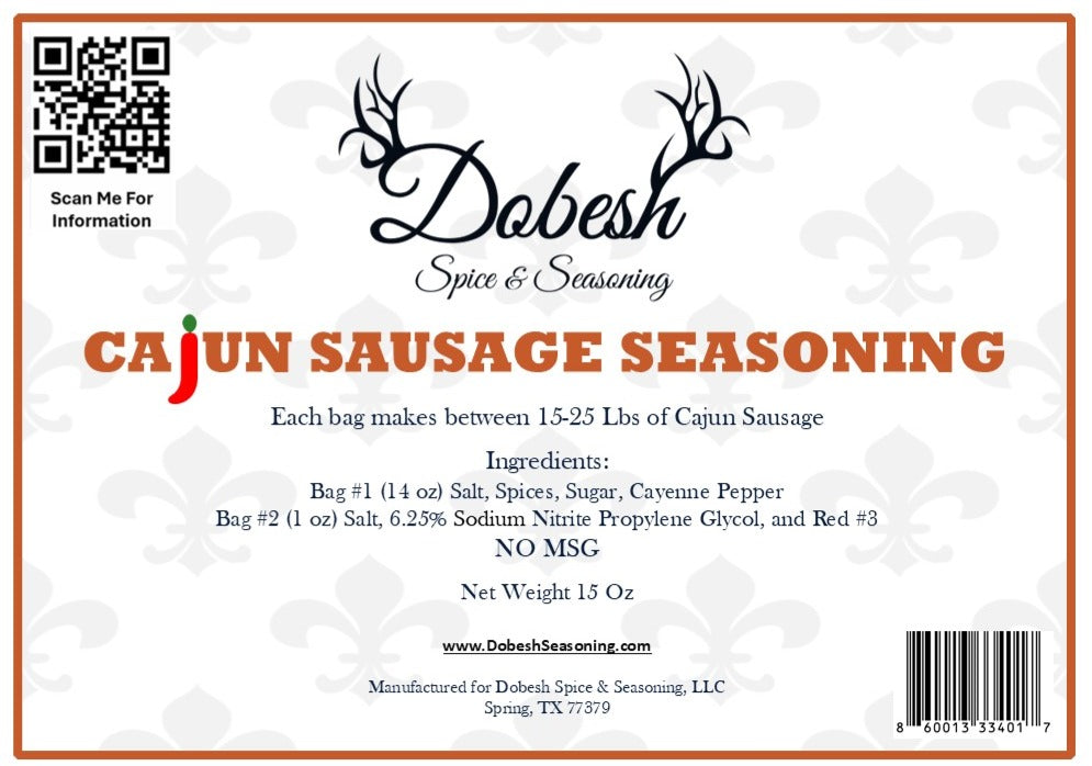 Dobesh Cajun Sausage Seasoning