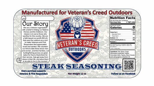 VCO - Steak Seasoning - 1 Case of 12 Bottles